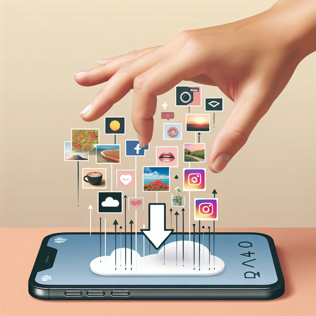 "Guía visual sobre cómo guardar contenido de Instagram usando Save Insta, incluyendo pasos simples y consejos útiles para usuarios."